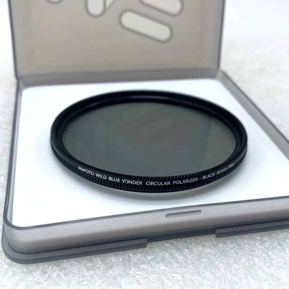 MeFoto Wild Blue‎ Yonder Circular Polarizer Black 67mm Filter w/ Case